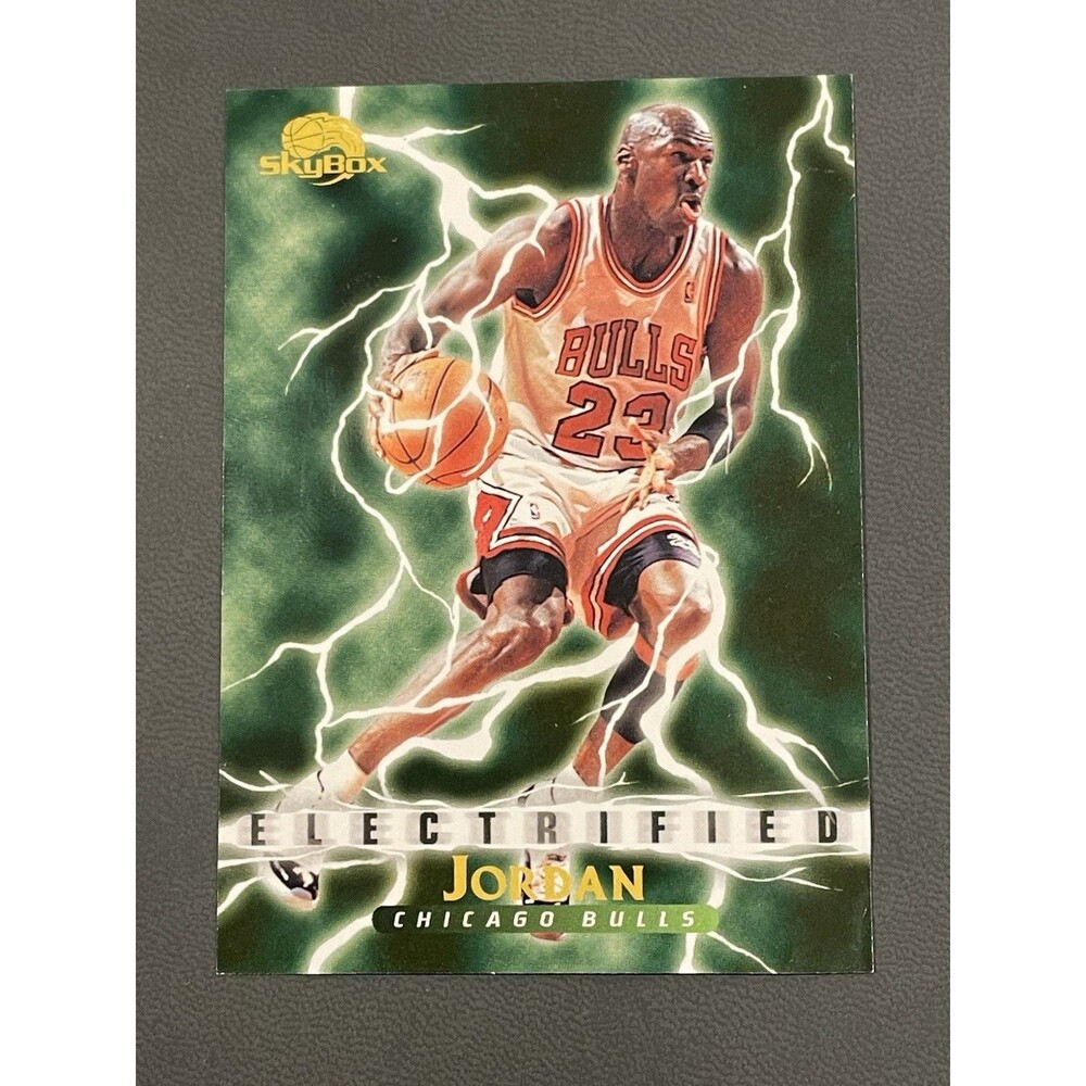 1995-96 Skybox Premium Michael Jordan Electrified Insert #278 Bulls *READ* VG+